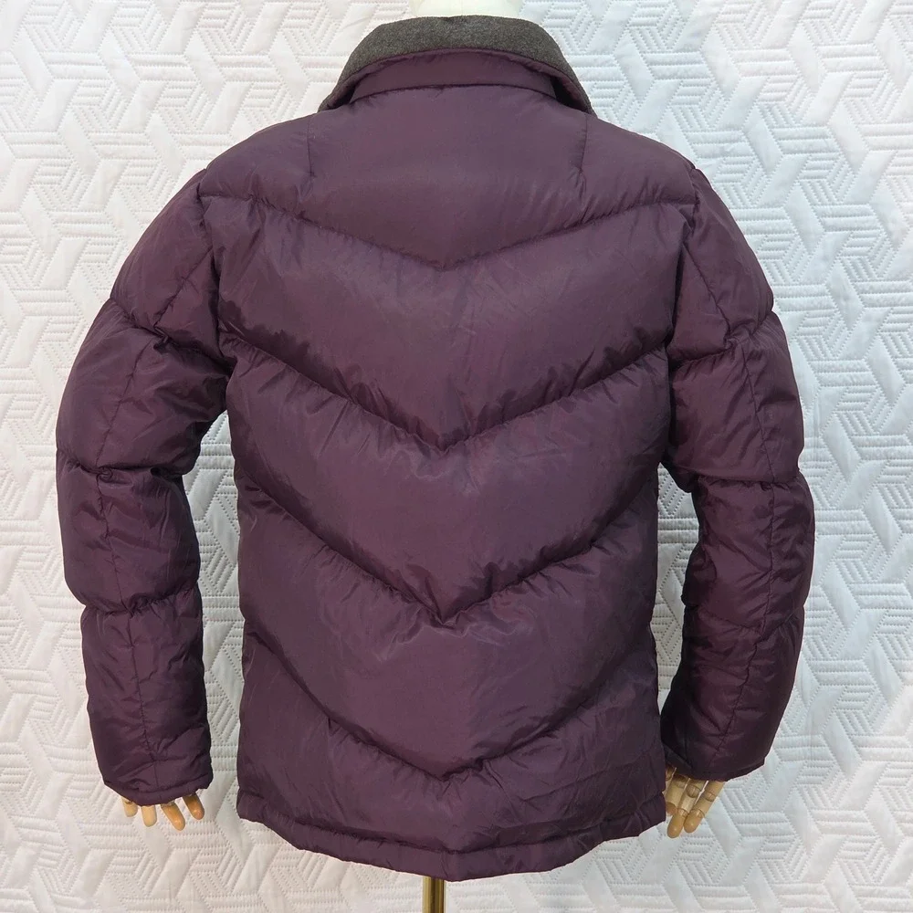 Colebrook & Co Puffer Coat Womens Purple Quilted‎ Duck Down fill Warm Outdoors M - Picture 6 of 15
